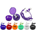 Matching Ear Buds & Round Case (Factory Direct)